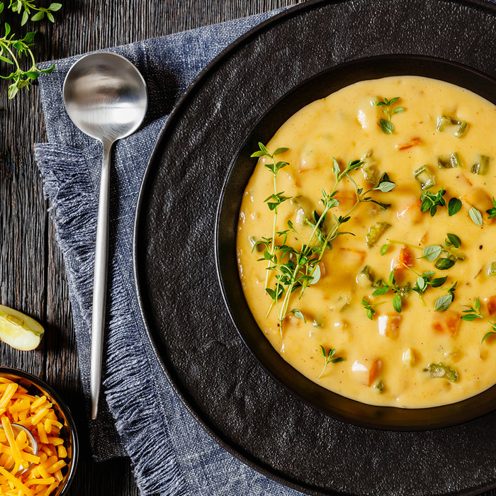 Cheddar and Apple Soup