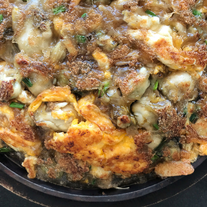 oyster casserole in a pot