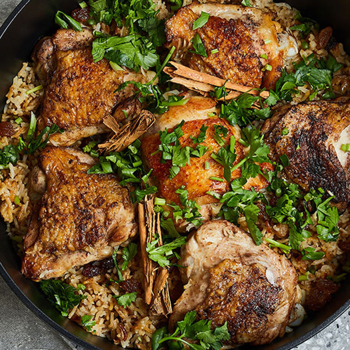 Spiced Chicken & Cardamom Rice