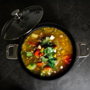 CXD PFAS Free Nonstick Stock Pot with Glass Lid - Swiss Diamond