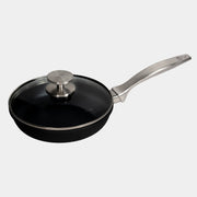 CXD PFAS Free Nonstick Fry Pan with Glass Lid - Swiss Diamond