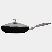 CXD PFAS Free Nonstick Fry Pan with Glass Lid - Swiss Diamond