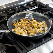CXD PFAS Free Nonstick Fry Pan with Glass Lid - Swiss Diamond