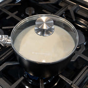 CXD PFAS Free Nonstick Saucepan with Glass Lid - Swiss Diamond