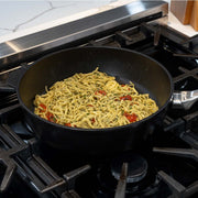 CXD PFAS Free Nonstick Saute Pan with Glass Lid - Swiss Diamond