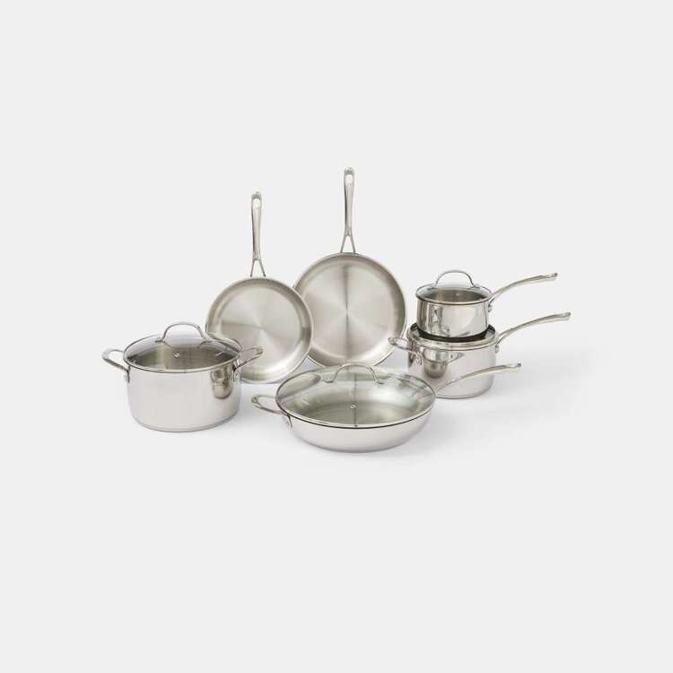 Premium Steel DLX 10 Piece Cookware Set - Swiss Diamond