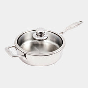 Premium Clad 4.2 qt Saute Pan with Glass Lid - Induction