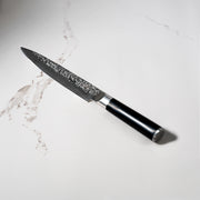 8" Hammered Carving Knife on Kitchen White Marble counter