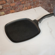 XD Nonstick 11" x 11" Square Griddle - Induction on white marble kitchen counter