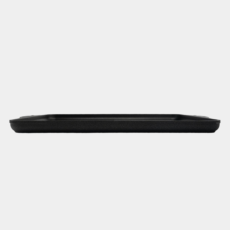 XD Nonstick 17" x 11" Double-Burner Grill/Griddle Combo side view